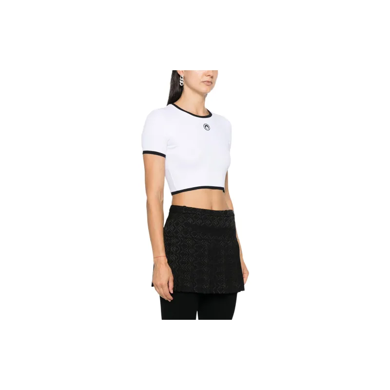 Marine Serre Moon logo Cropped Top-3