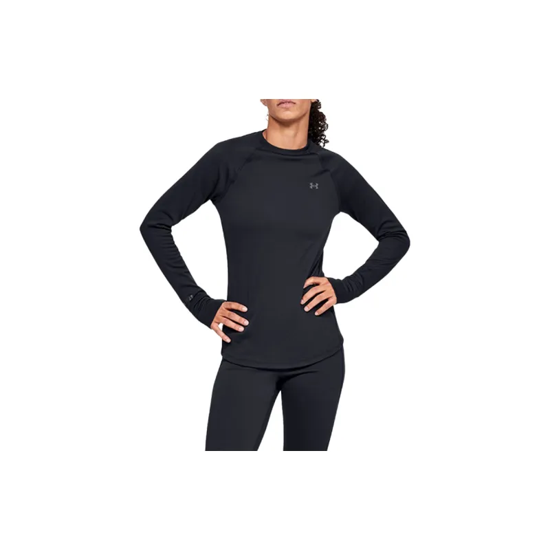 Under Armour Raglan Sleeve T Shirt Women's Black-2