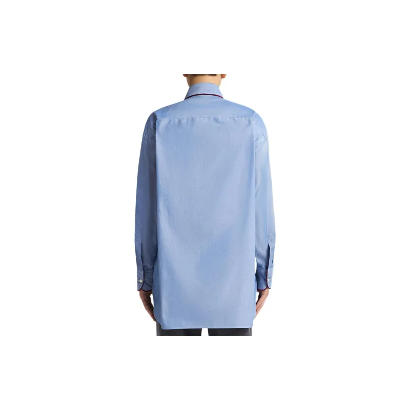 ETRO Pegaso Embroidered Oxford Shirt-3