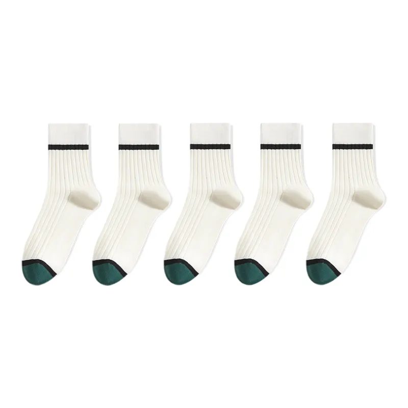 Lan Miao Mid Calf Socks Men's 5 Pack-7