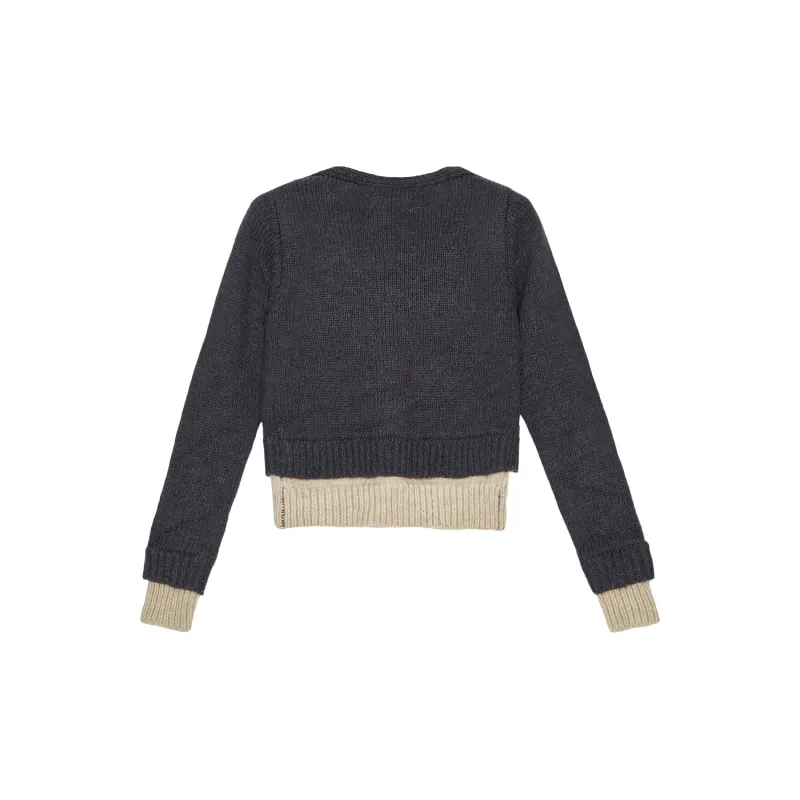 Princess Berdele Knitwear Women's Dark Gray-1