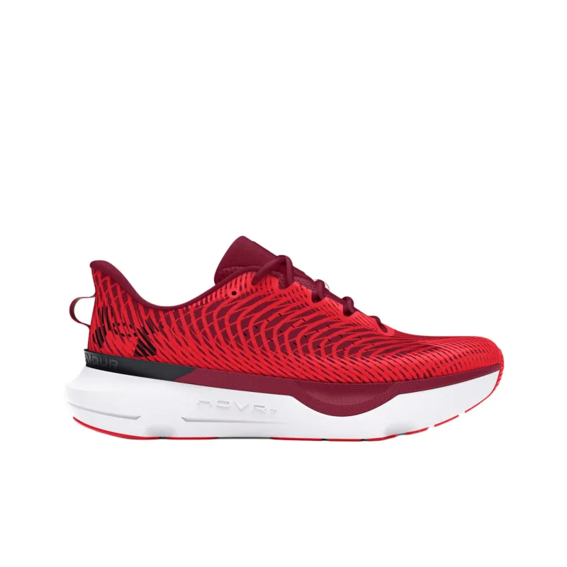 Under Armour Infinite Pro Anti Slip Wear Resistant Low Top Casual Running Shoes Men's Red-1