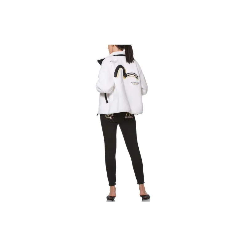EVISU Velvet Jackets Women's White-4