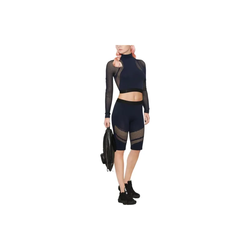 PALM ANGELS Mesh panel Cropped Top-1