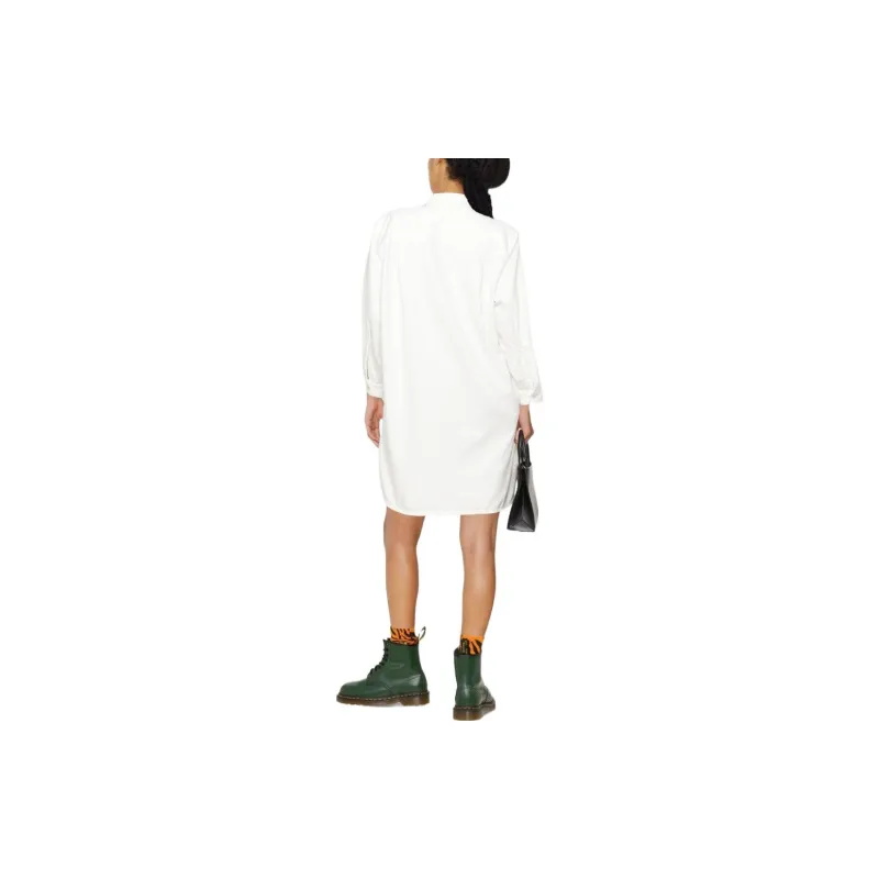 DIESEL Long-Sleeved Dresses Women's White-2