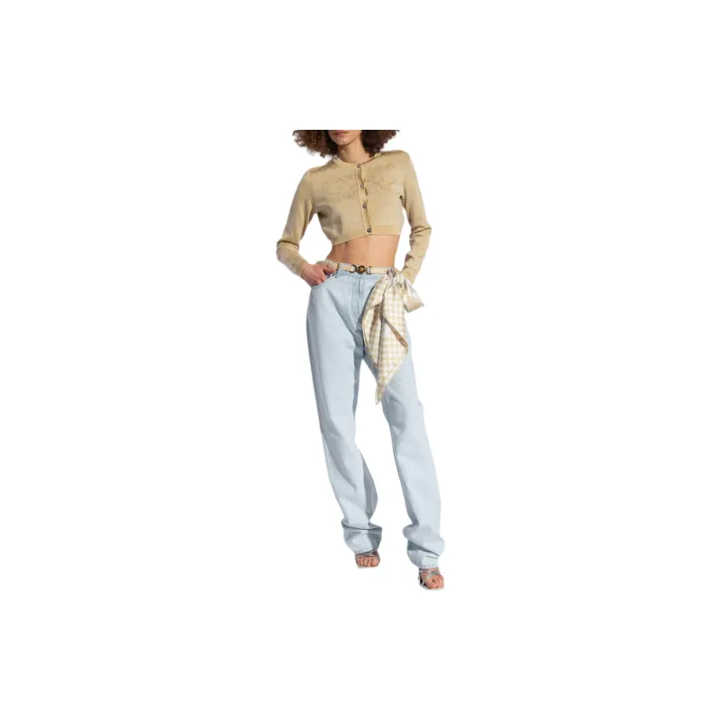 VERSACE Knit Sweater 'Light Sand'-1