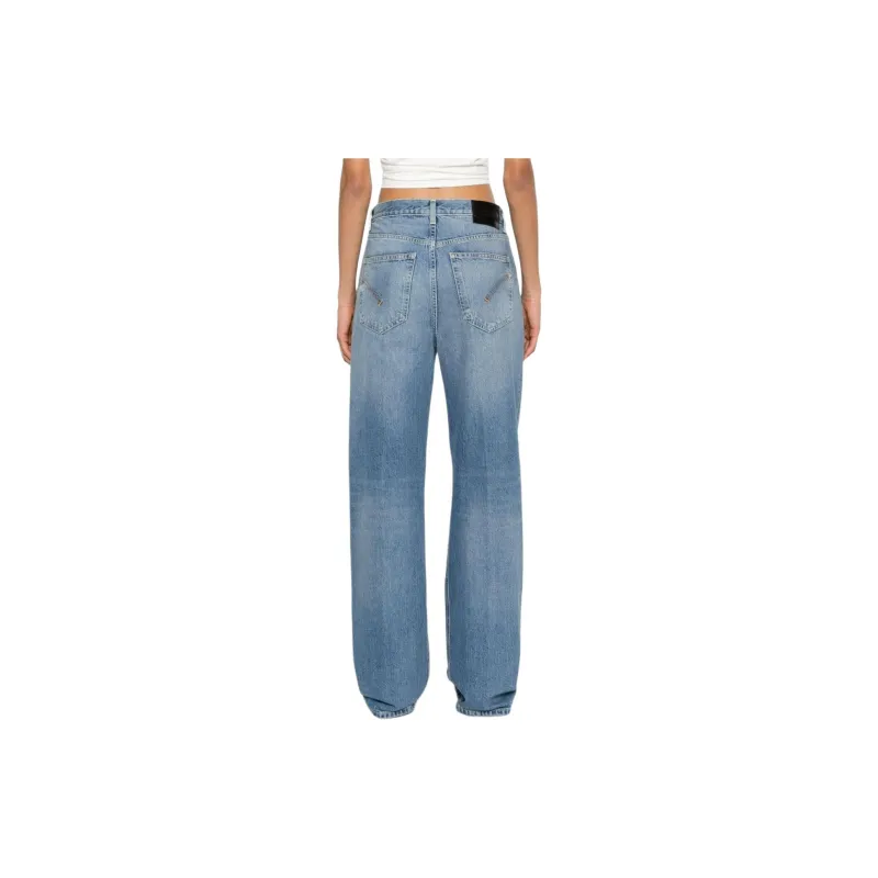Dondup Francine Low rise Wide leg Jeans-2