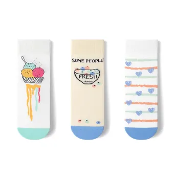 MIIOW Mid Calf Socks Unisex 3 Pack