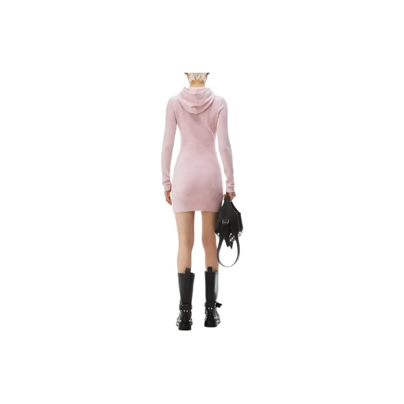 Alexander Wang FW24 Long Sleeved Dresses Women's Light Pink-2