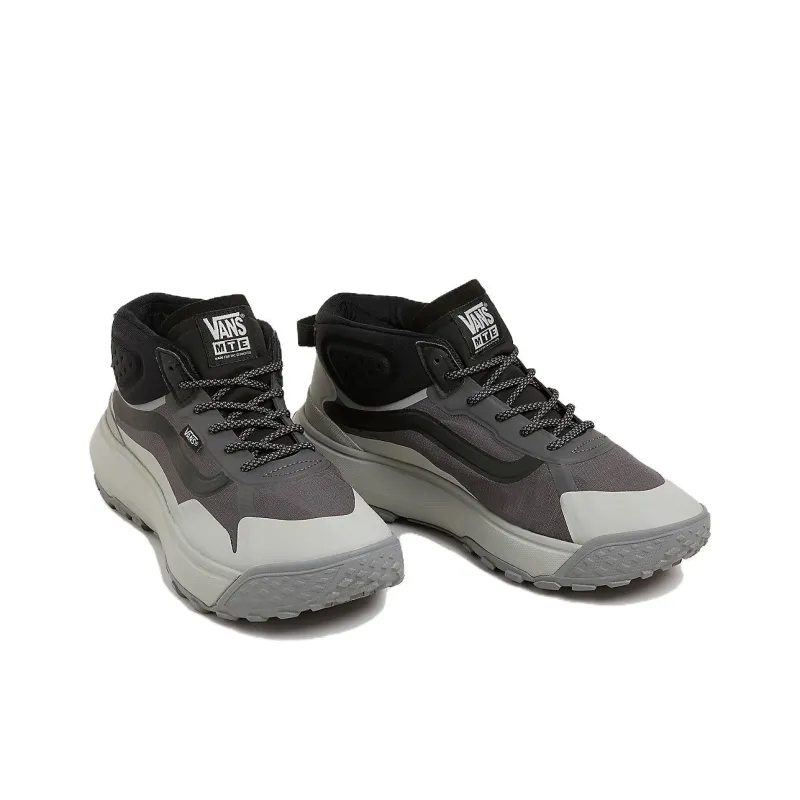 Vans MTE Crosspath Anti Slip Wear Resistant Mid Top Outdoor Shoes Unisex Gray Black-2
