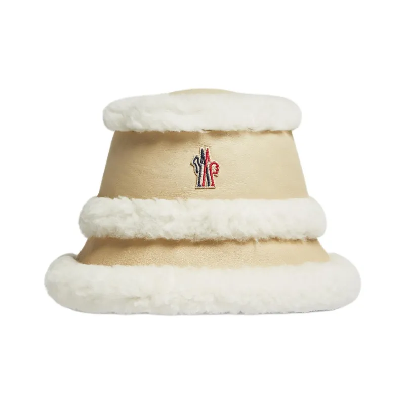 Moncler Grenoble Shearling trimmed Bucket Hat-0