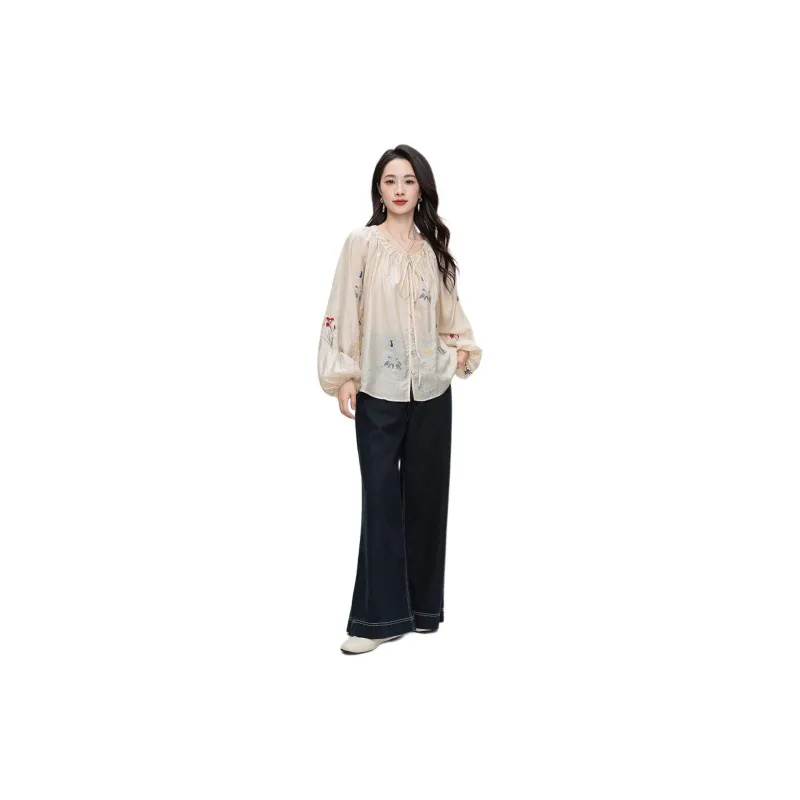 Shavani Shirts Women's Apricot-6