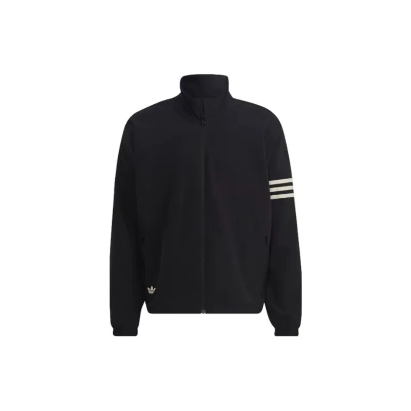 Adidas Originals Clover Series Jackets Coats Men's Black-1