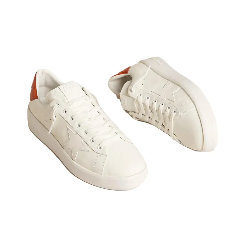 Golden Goose Purestar Low Top Skateboard Shoes Men's White-2