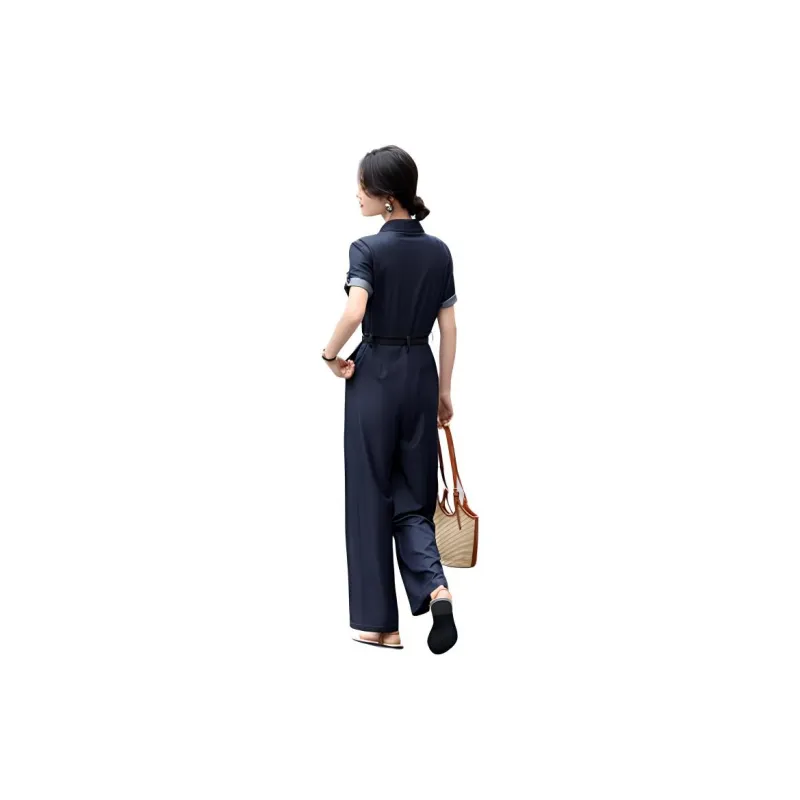 XWI Jumpsuit Women's Denim Blue-1