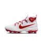 White/University Red