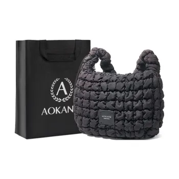 AOKANG Fabric Cloud Bag, Hobo Bag, Shoulder Bag, Commuter Bag Regular Women's Multicolor