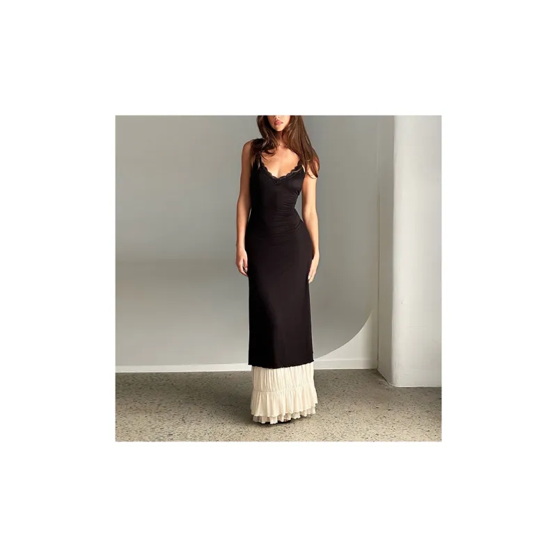 Tiger Mist KACIE DRESS Slip Dress Women's Black-2