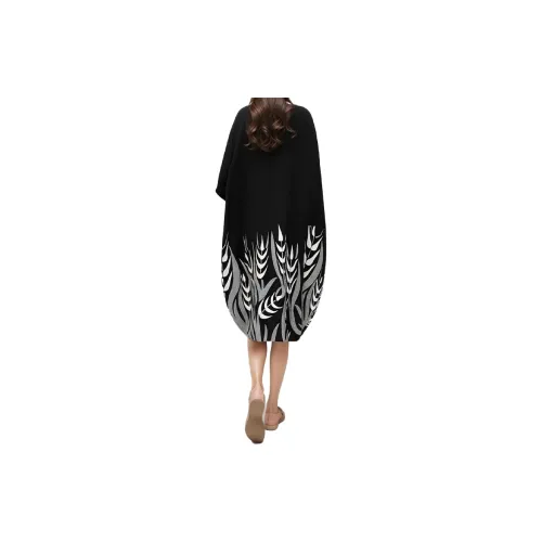Mapping Short Sleeved Dresses Women's Black