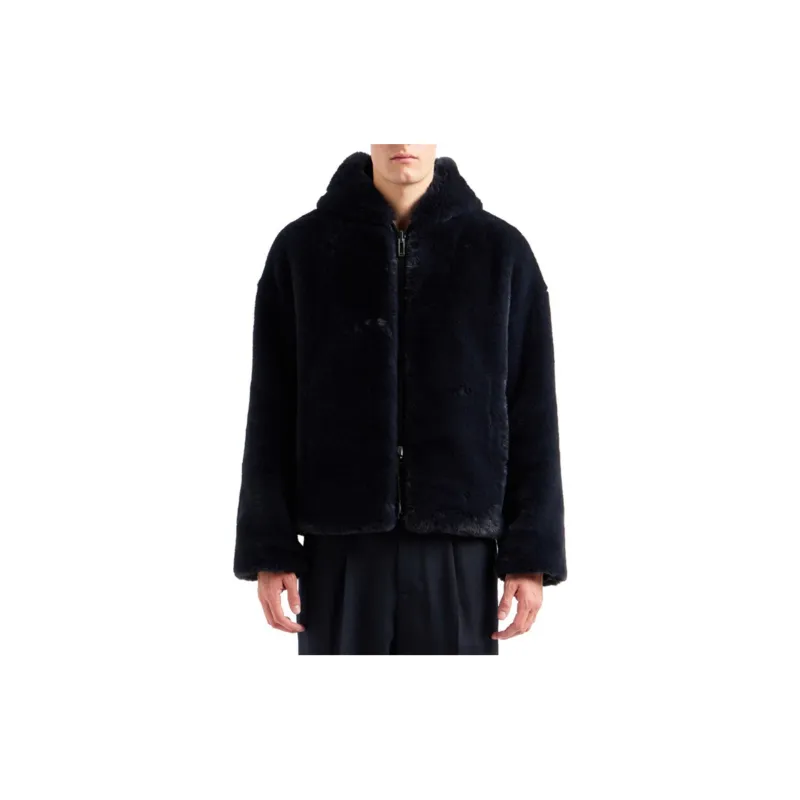 EMPORIO ARMANI EA FW24 Jackets Coats Men's Dark Blue-5
