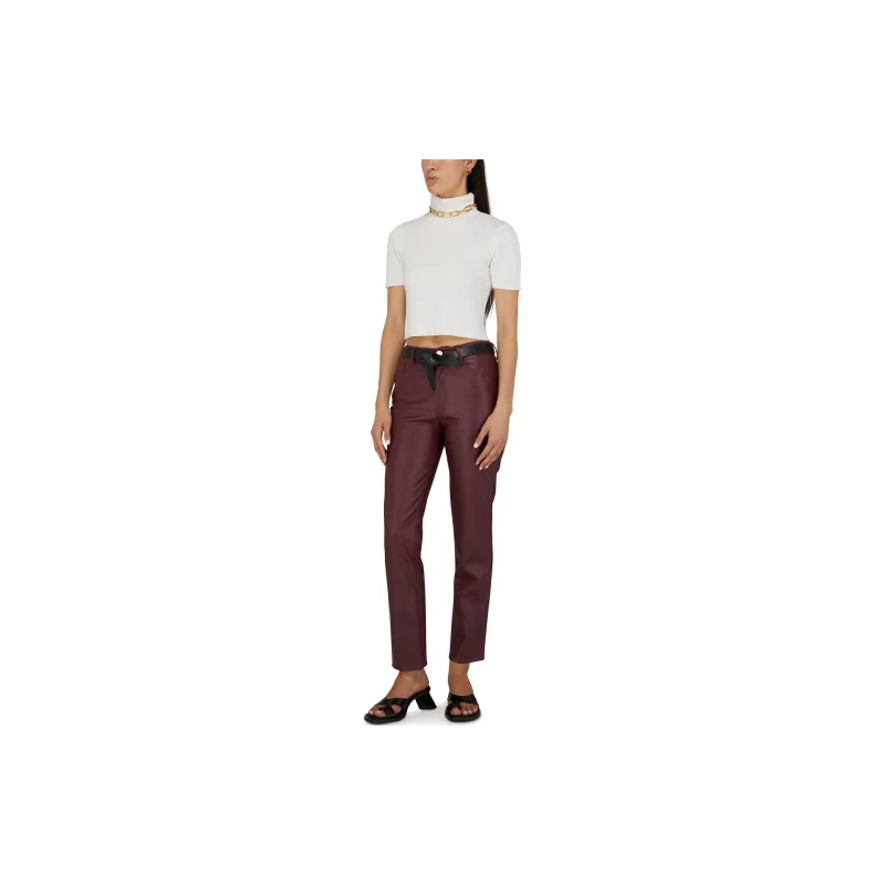 Staud Casual Pants Women's Burgundy-2