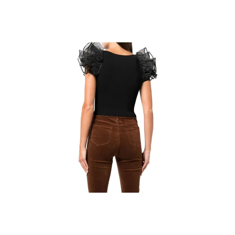 ALICE+OLIVIA Merida Ruffle sleeve Top-2
