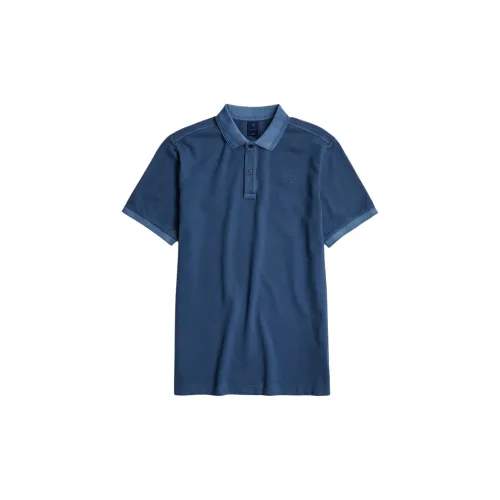 G-STAR RAW Polo Shirts Men Sea Blue