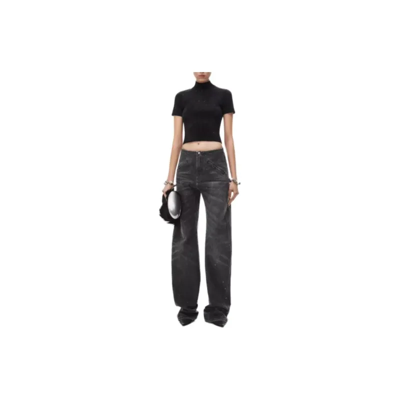 Alexander Wang Crystal embellished Hotfix Top-1