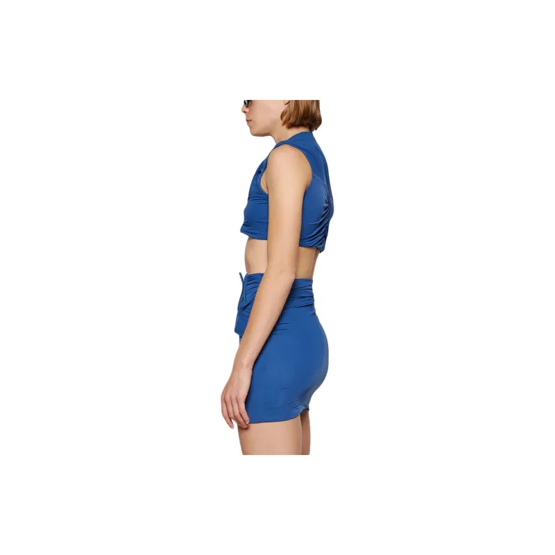 CHRISTOPHER ESBER SS24 Crop Tops Women's Royal Blue-4