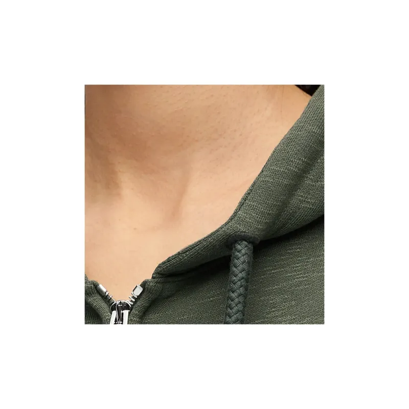 LOEWE Zip Up Hoodie 'Vintage Green'-4