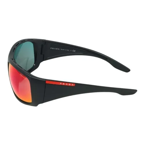 PRADA Subject To Official Website Square Sunglasses Men's Black