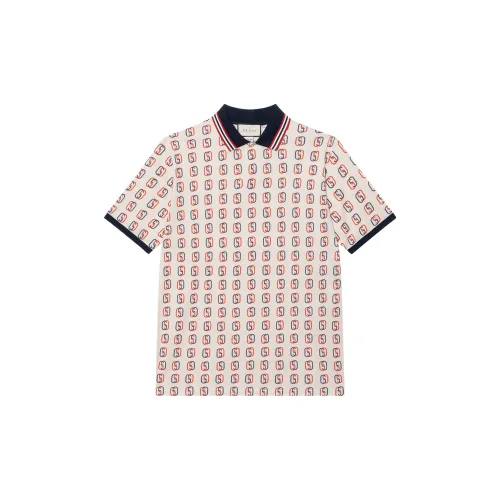 GUCCI Polo Shirts Men Red