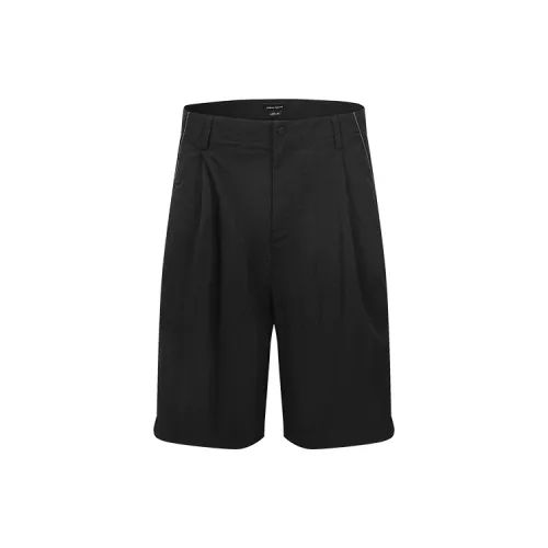 URBAN REVIVO Casual Shorts Men Jet Black