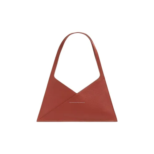 MM6 Maison Margiela Calfskin One Shoulder Handbags Women's Advanced Red