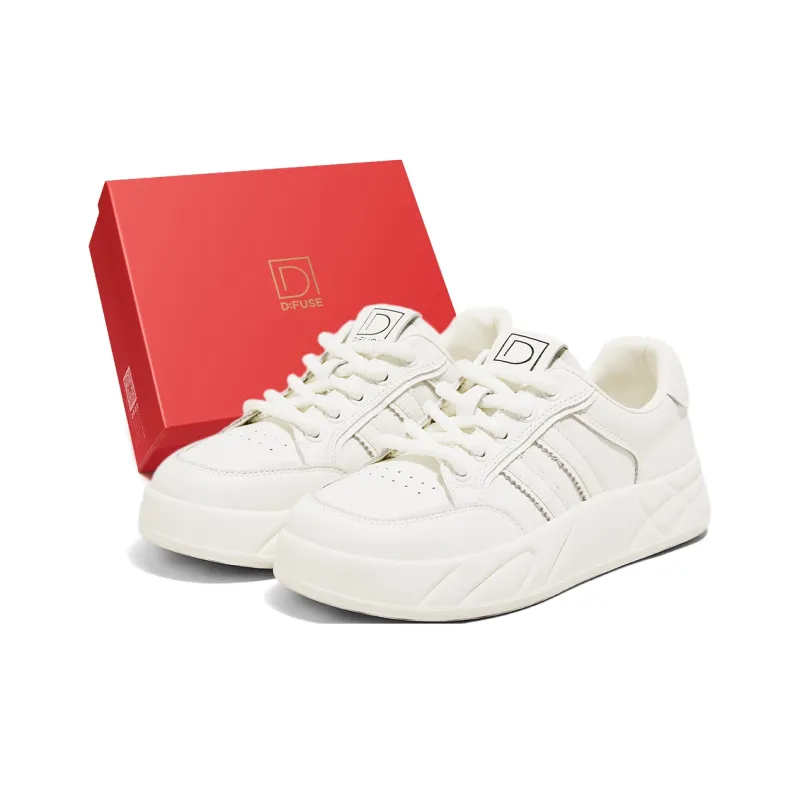 D:FUSE SCANDINAVIA Puffy Shoes Flat Shoes Anti-Slip And Wear-Resistant Lightweight Low-Top Skateboard Shoes Women's-7