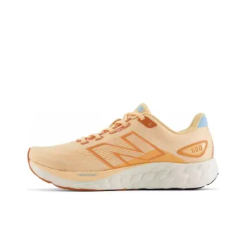 New Balance NB 680 V8 Anti-Slip Wear-Resistant Low-Top Casual Running Shoes Women's Orange