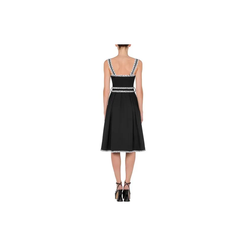 MOSCHINO Slip Dresses Women's Black-2