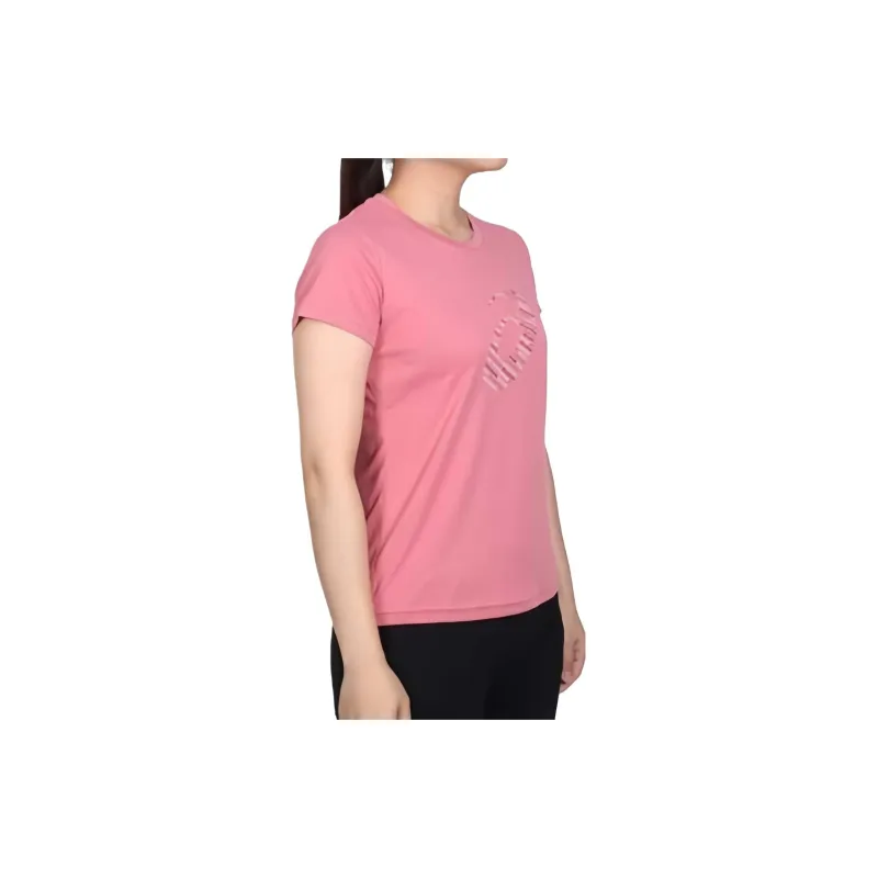 Asics T-Shirt Women's Pink Silver-2