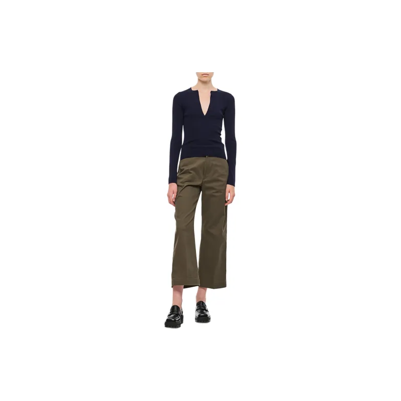 MaxMara V Neck Long Sleeved Top-2