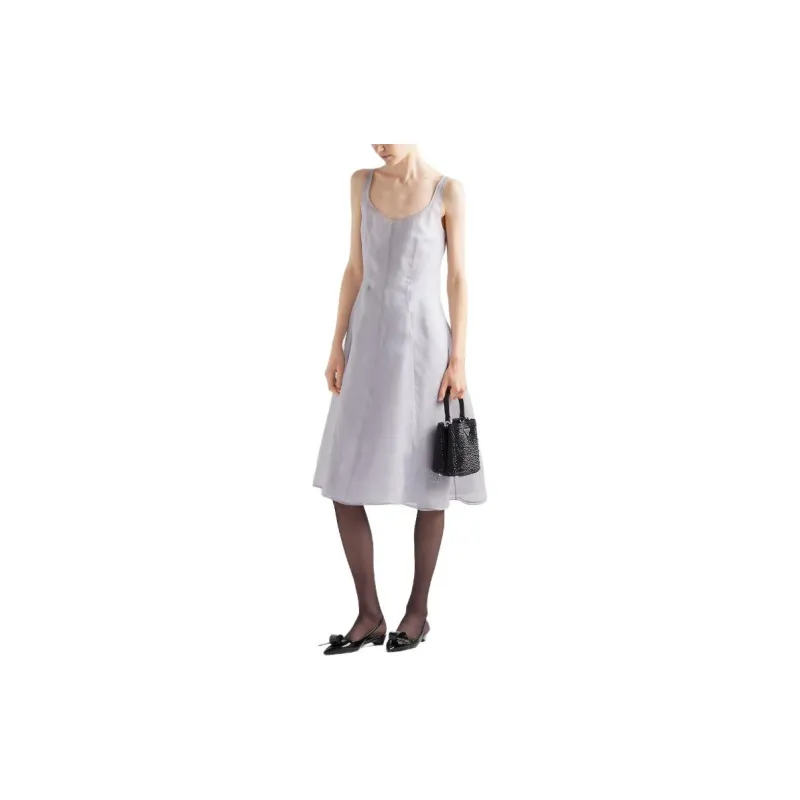 PRADA Sleeveless Dress Women's Purple-1