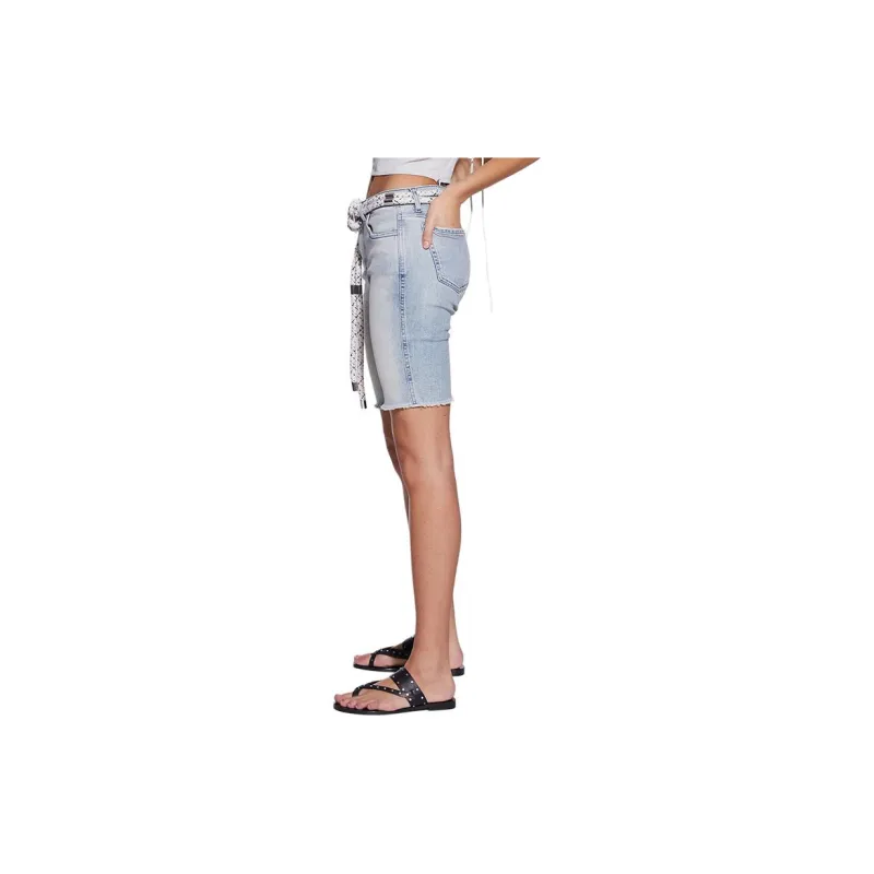 IRO NIGHT Denim Shorts Women's Blue-5