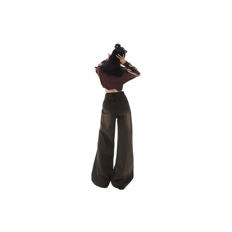 Kazakhstan Jeans Women's Black Gray-1