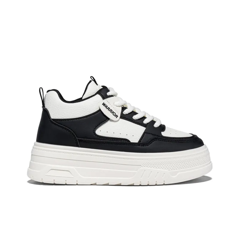 WARRIOR Skateboard Shoes Women's High Top Black Rice-6