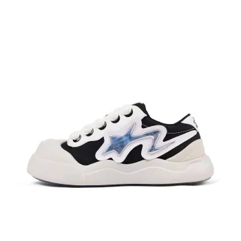 Hemy Anti Slip Wear Resistant Low Top Casual Shoes Unisex Black