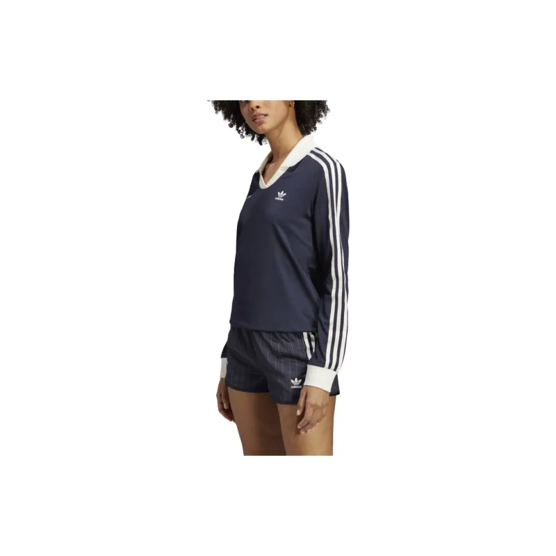 Adidas Originals X Sporty & Rich Soccer Jersey Navy/Cream Adidas Originals X Sporty & Rich Soccer Jersey Navy/Cream