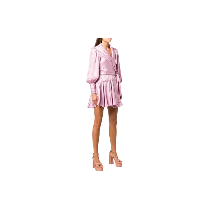 Zimmermann Silk Wrap Mini Dress-3