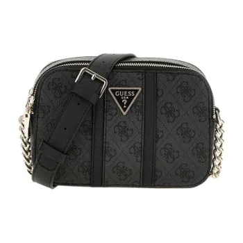 GUESS Polyurethane Camera Bag Shoulder Bag Crossbody Bag Regular Women's Black