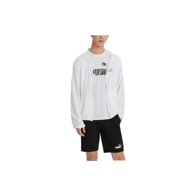 PUMA FZ Breathable Sun Protection Clothing Unisex White-3