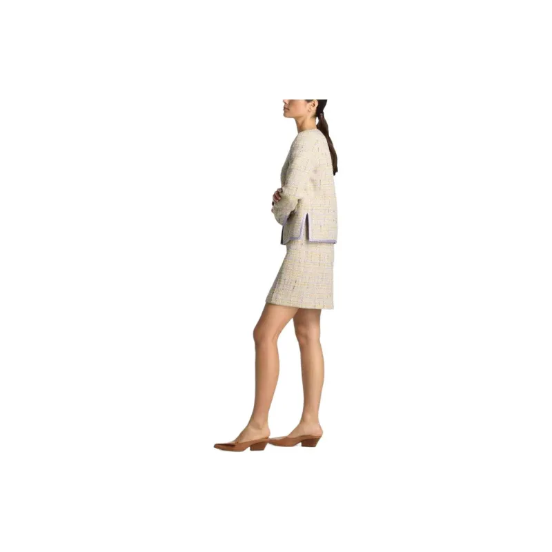 St. John Lurex Tweed Pocket Jacket-3