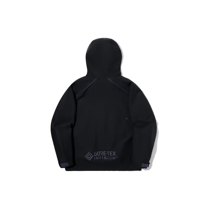 LiNing Trench Coat Unisex Black-1
